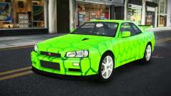 Nissan Skyline R34 Ganleen S8 для GTA 4