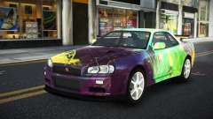 Nissan Skyline R34 Ganleen S7 для GTA 4