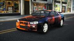 Nissan Skyline R34 Ganleen S14 для GTA 4