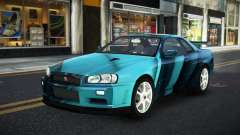 Nissan Skyline R34 Ganleen S3 для GTA 4