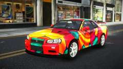 Nissan Skyline R34 Ganleen S11 для GTA 4