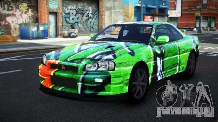 Nissan Skyline R34 Conia S1 для GTA 4