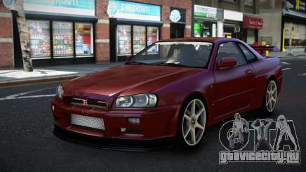 Nissan Skyline R34 Fale для GTA 4
