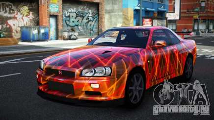 Nissan Skyline R34 Conia S13 для GTA 4