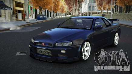 Nissan Skyline R34 Betkam для GTA 4