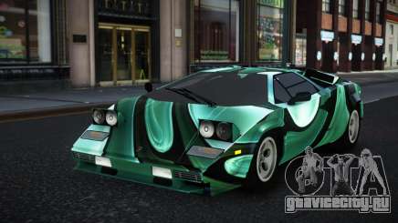 Lamborghini Countach Aireber S6 для GTA 4