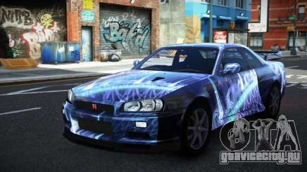 Nissan Skyline R34 Conia S3 для GTA 4