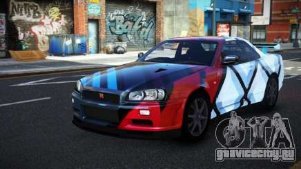 Nissan Skyline R34 Conia S9 для GTA 4