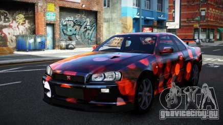 Nissan Skyline R34 Conia S6 для GTA 4