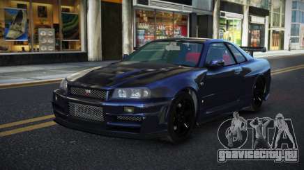 Nissan Skyline R34 Daklemire для GTA 4