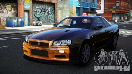 Nissan Skyline R34 Conia S7 для GTA 4