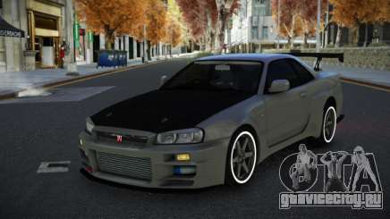Nissan Skyline R34 Unuv для GTA 4