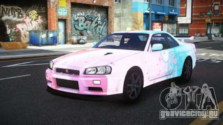 Nissan Skyline R34 Conia S4 для GTA 4