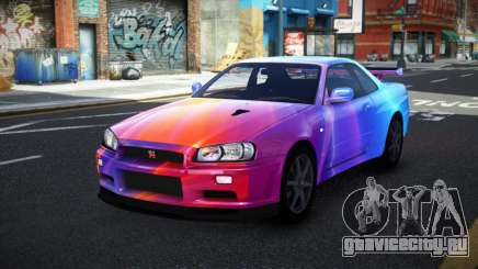 Nissan Skyline R34 Conia S8 для GTA 4