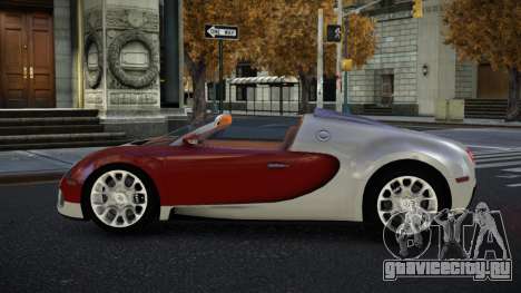 Bugatti Veyron Hiwowibok для GTA 4