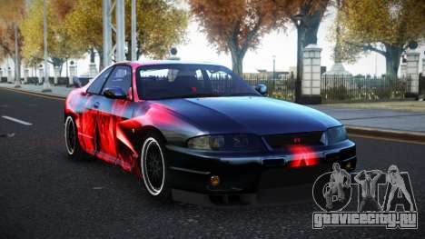 Nissan Skyline R33 Hacoley S6 для GTA 4