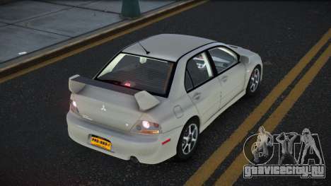 Mitsubishi Lancer Evolution VIII Mevozut для GTA 4