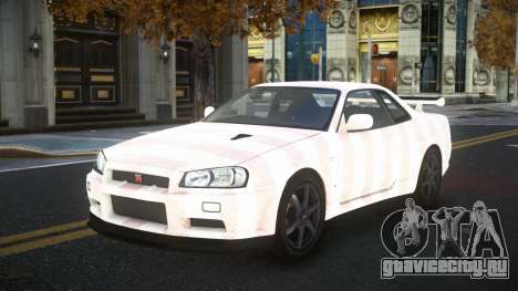 Nissan Skyline R34 Gaselly S13 для GTA 4