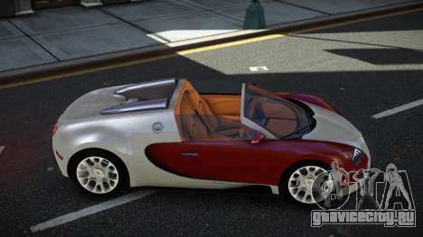 Bugatti Veyron Hiwowibok для GTA 4