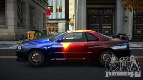 Nissan Skyline R34 Gaselly S7 для GTA 4