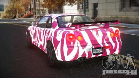 Nissan Skyline R34 Gaselly S4 для GTA 4