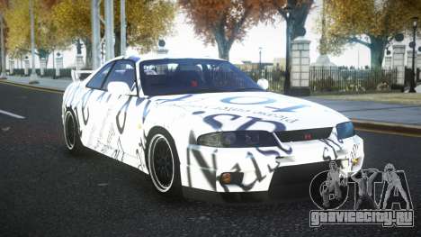 Nissan Skyline R33 Hacoley S9 для GTA 4