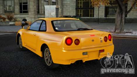 Nissan Skyline R34 Mijbuxaci для GTA 4