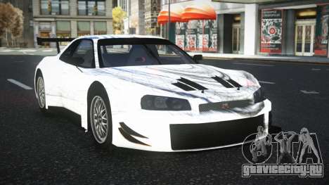 Nissan Skyline R34 Jagrao S9 для GTA 4