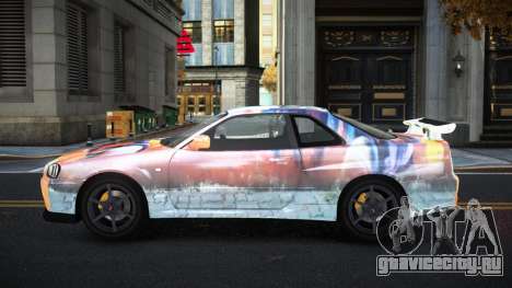 Nissan Skyline R34 Gaselly S5 для GTA 4
