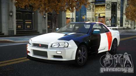 Nissan Skyline R34 Gaselly S9 для GTA 4