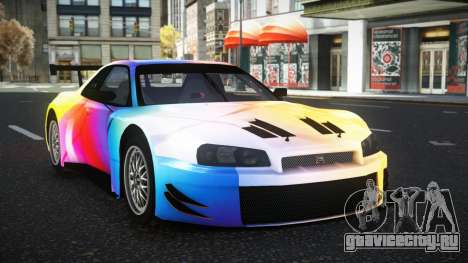 Nissan Skyline R34 Jagrao S12 для GTA 4