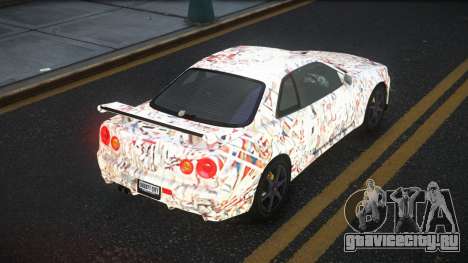 Nissan Skyline R34 Gaselly S1 для GTA 4