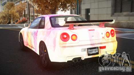 Nissan Skyline R34 Gaselly S12 для GTA 4