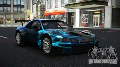 Nissan Skyline R34 Jagrao S6 для GTA 4