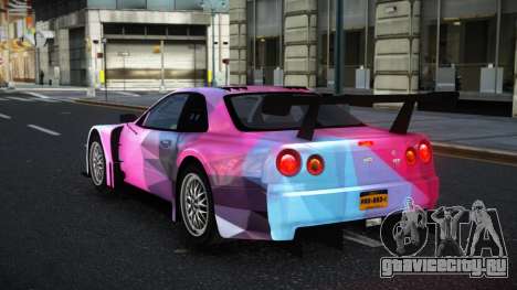 Nissan Skyline R34 Jagrao S1 для GTA 4