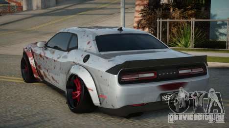Dodge Challenger Hellcat Leyky для GTA San Andreas