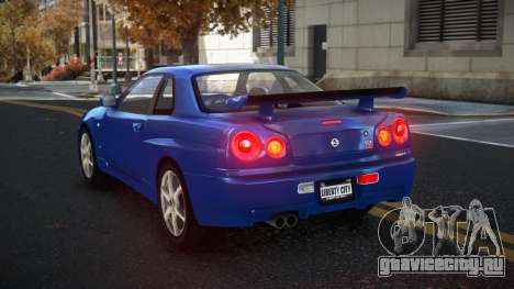 Nissan Skyline R34 Gaselly для GTA 4