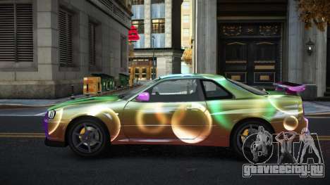 Nissan Skyline R34 Gaselly S2 для GTA 4