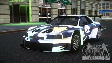 Nissan Skyline R34 Jagrao S5 для GTA 4