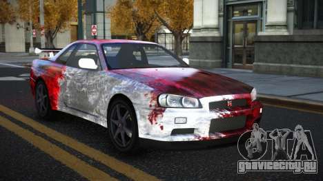 Nissan Skyline R34 Gaselly S10 для GTA 4