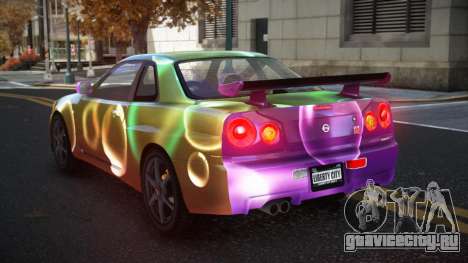 Nissan Skyline R34 Gaselly S2 для GTA 4