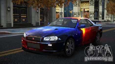 Nissan Skyline R34 Gaselly S7 для GTA 4