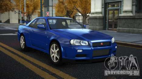 Nissan Skyline R34 Gaselly для GTA 4