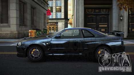 Nissan Skyline R34 Gaselly S14 для GTA 4