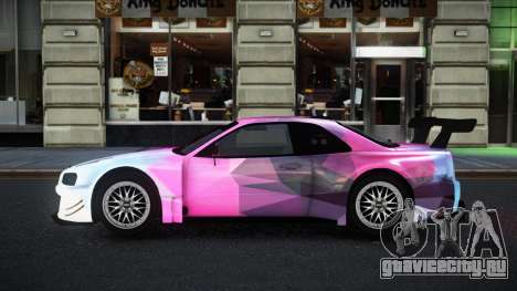 Nissan Skyline R34 Jagrao S1 для GTA 4