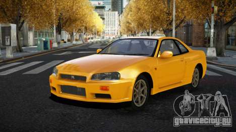 Nissan Skyline R34 Mijbuxaci для GTA 4