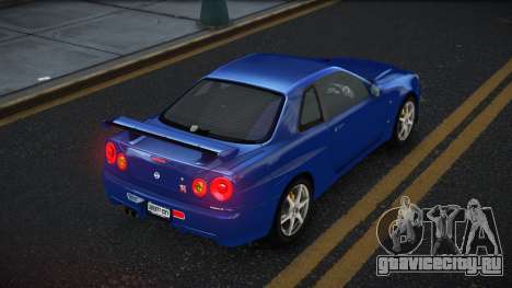 Nissan Skyline R34 Gaselly для GTA 4