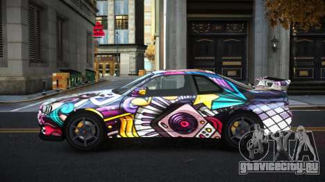 Nissan Skyline R34 Gaselly S8 для GTA 4