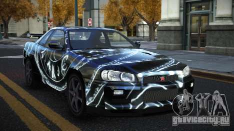 Nissan Skyline R34 Gaselly S11 для GTA 4