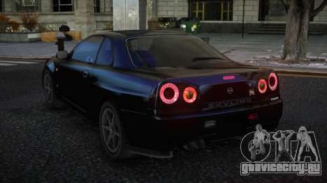 Nissan Skyline R34 Wucweraye для GTA 4